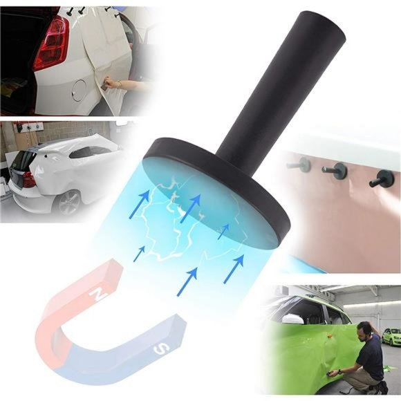 EHDIS Vinyl Wrap Magnets for Cars Wrap Black Gripper Magnet Holder -Pack of 4 - Picture 4 of 7